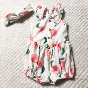 jessica simpson peach dress baby